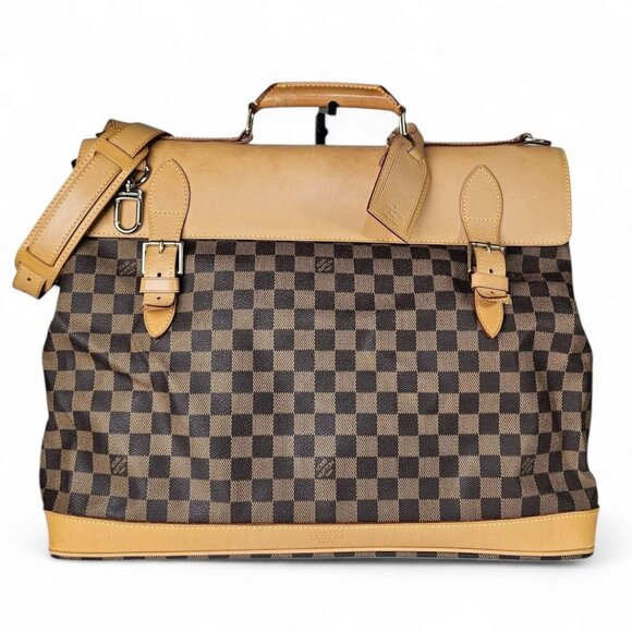 LOUIS VUITTON Damier Ebene Centenaire West End GM Travel Bag Tote Shoulder LV - Picture 1 of 16